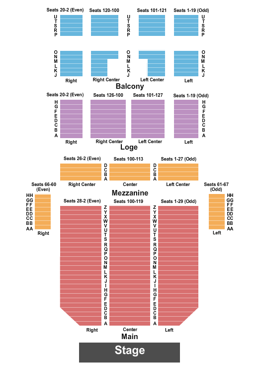 Fisher Theatre Beauty and the Beast Seating Chart